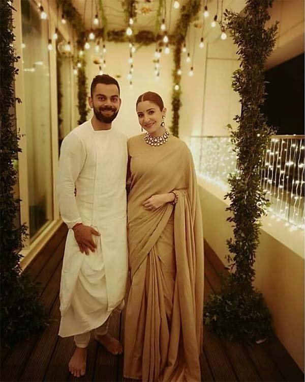 Anushka & Virat on Diwali