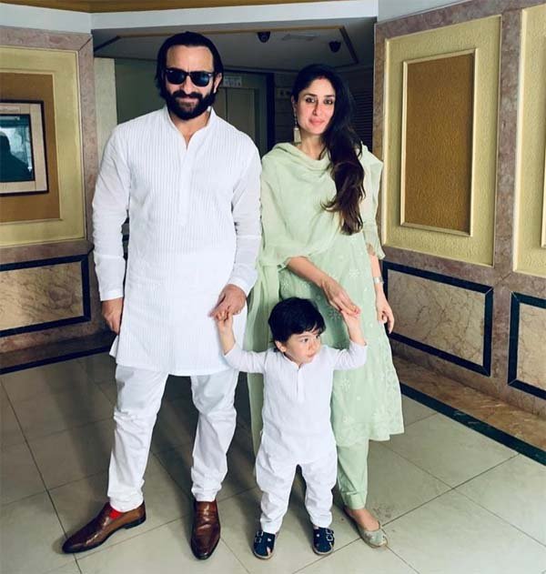 Saif & Kareena on Diwali