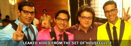 Leaked video from the set of Housefull 2