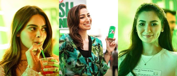 Hania Aamir & Minal Khan at 7UP Foodies Festival