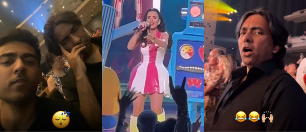 Sajjad Ali at Katy Perry's Concert in Vegas