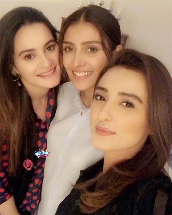 Aiman Khan, Ayeza Khan and Momal Sheikh together at Junaid Khan's ...